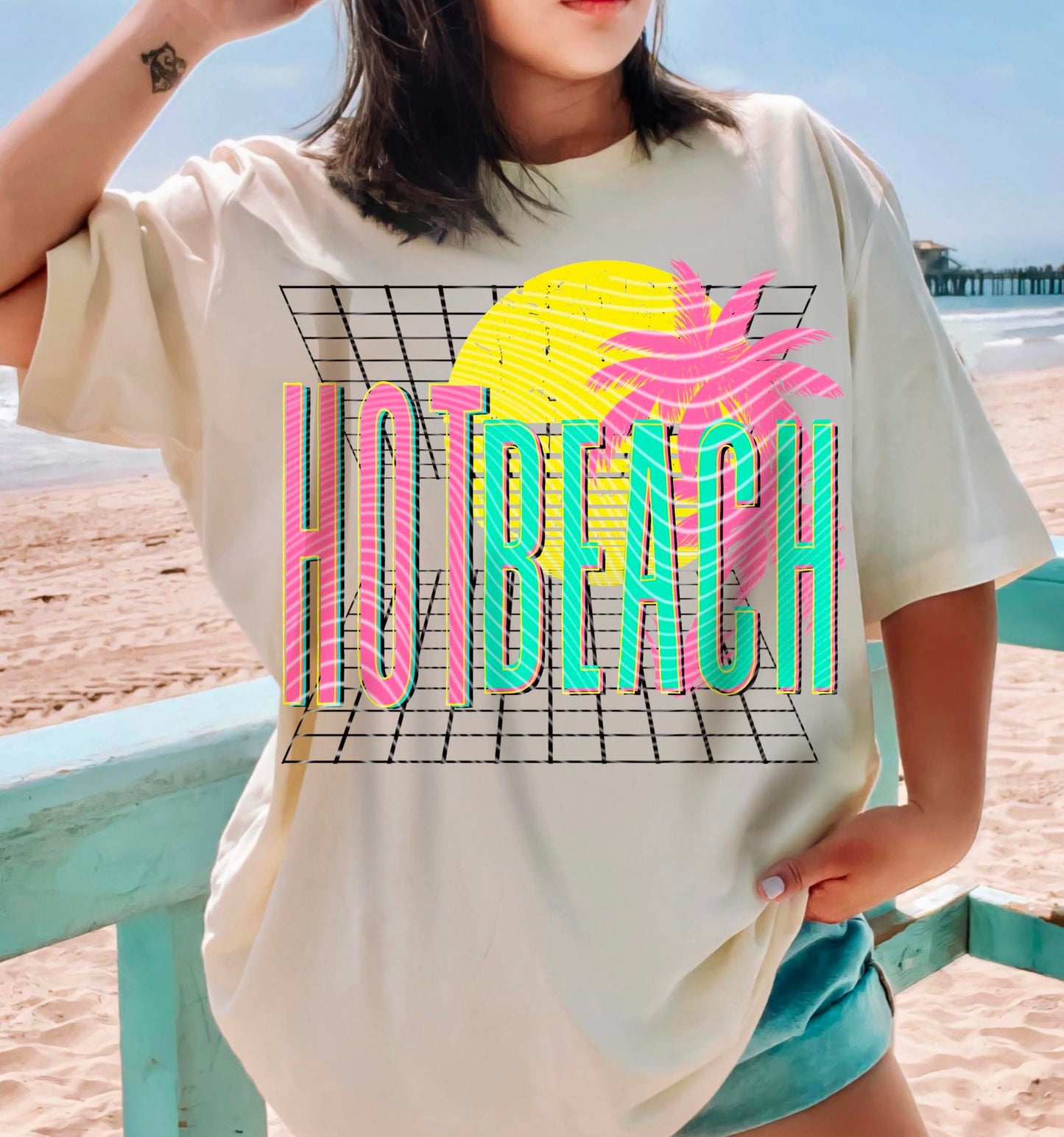 DTF Print - Hot Beach