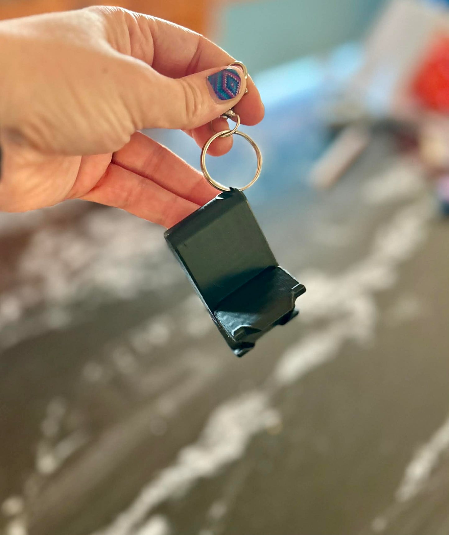 3D Printed Phone Stand Keychain