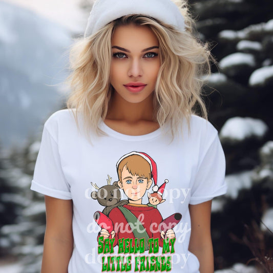 Say hello to my little friends Christmas Sub Print