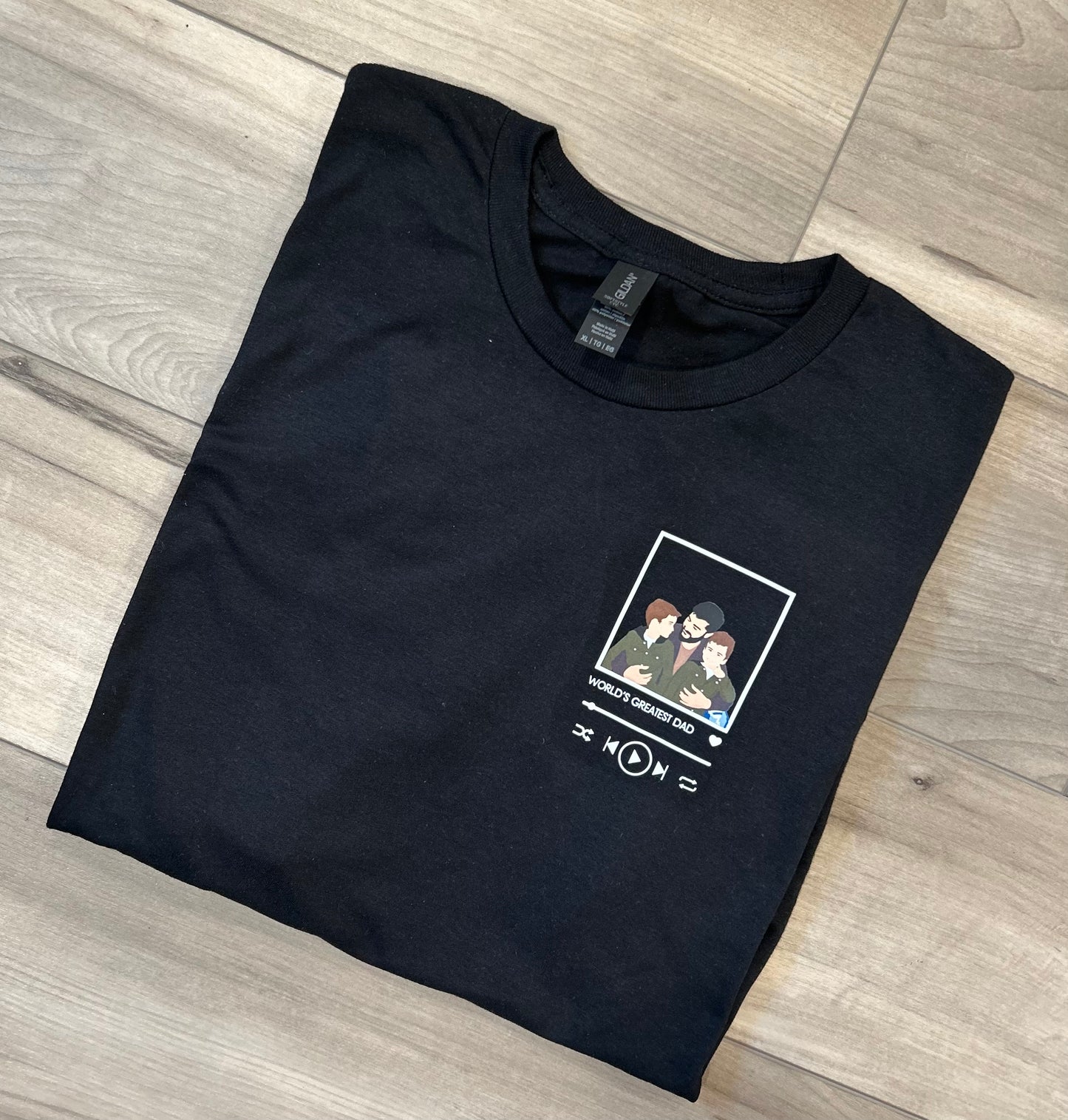 Worlds Greatest Custom Drawn Top