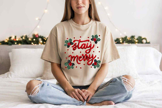 DTF Print - Stay Merry