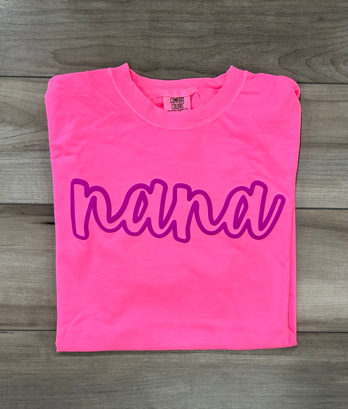 Nana Outline Puff Print Top