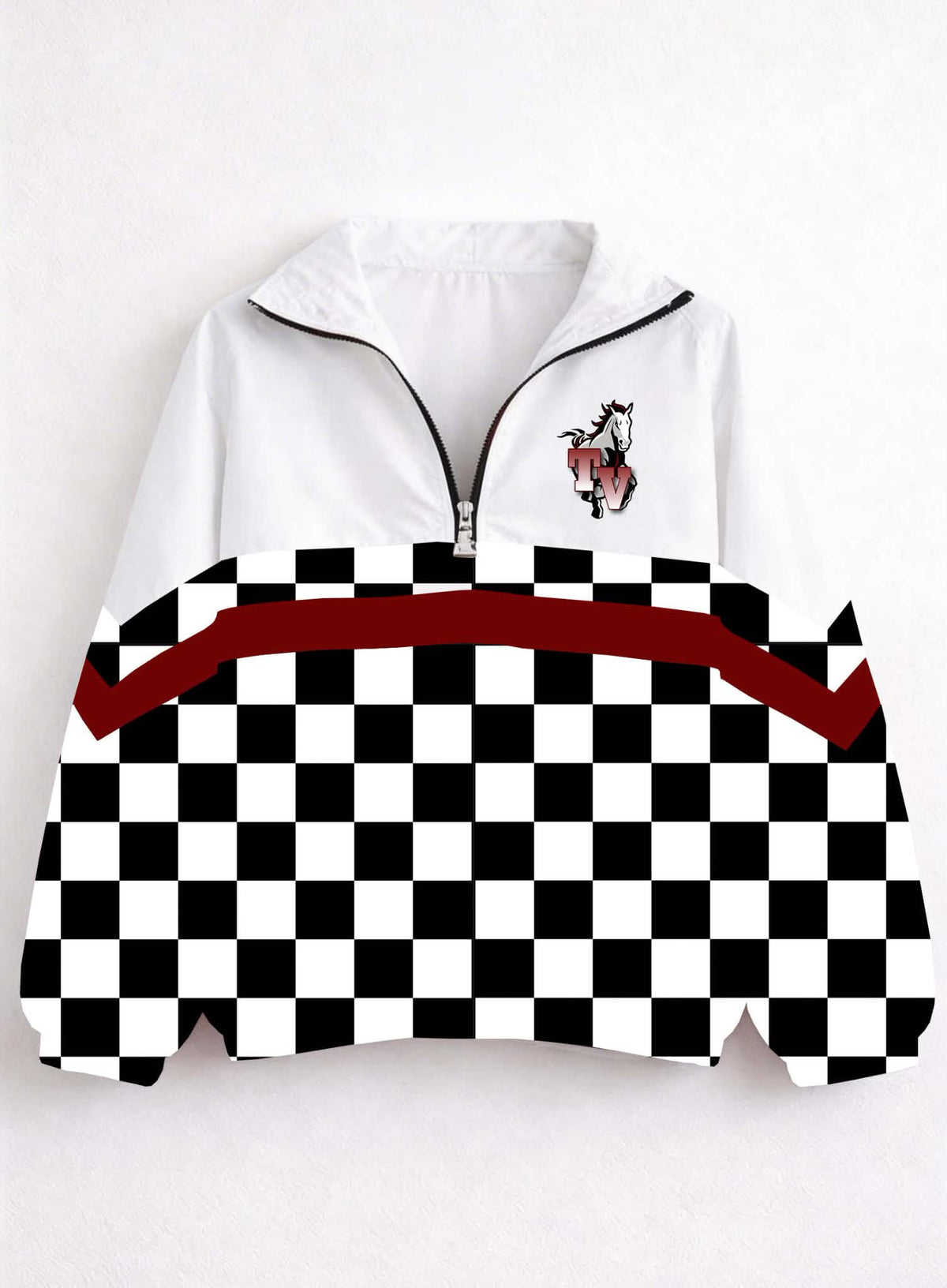 Pre Order Kids Tri-Valley Mustangs Quarter Zip Jacket