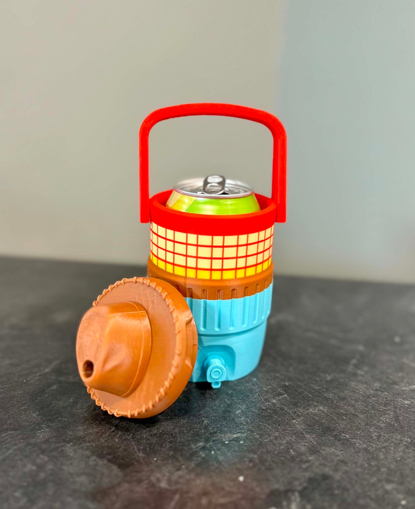 3D Printed Sheriff Can Cooler