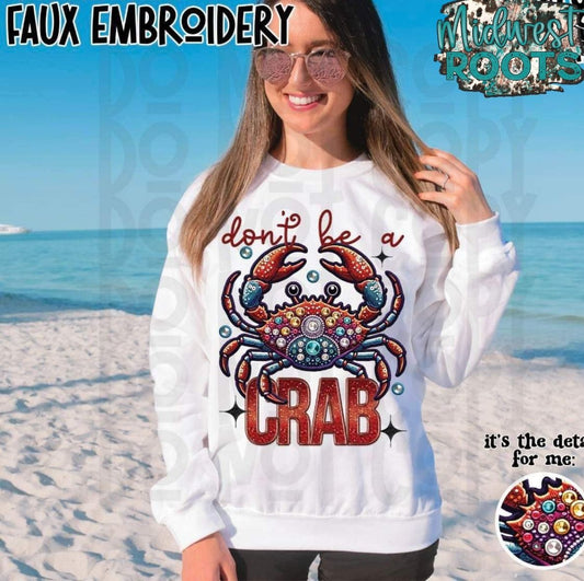 WS Completed Top Don’t Be A Crab