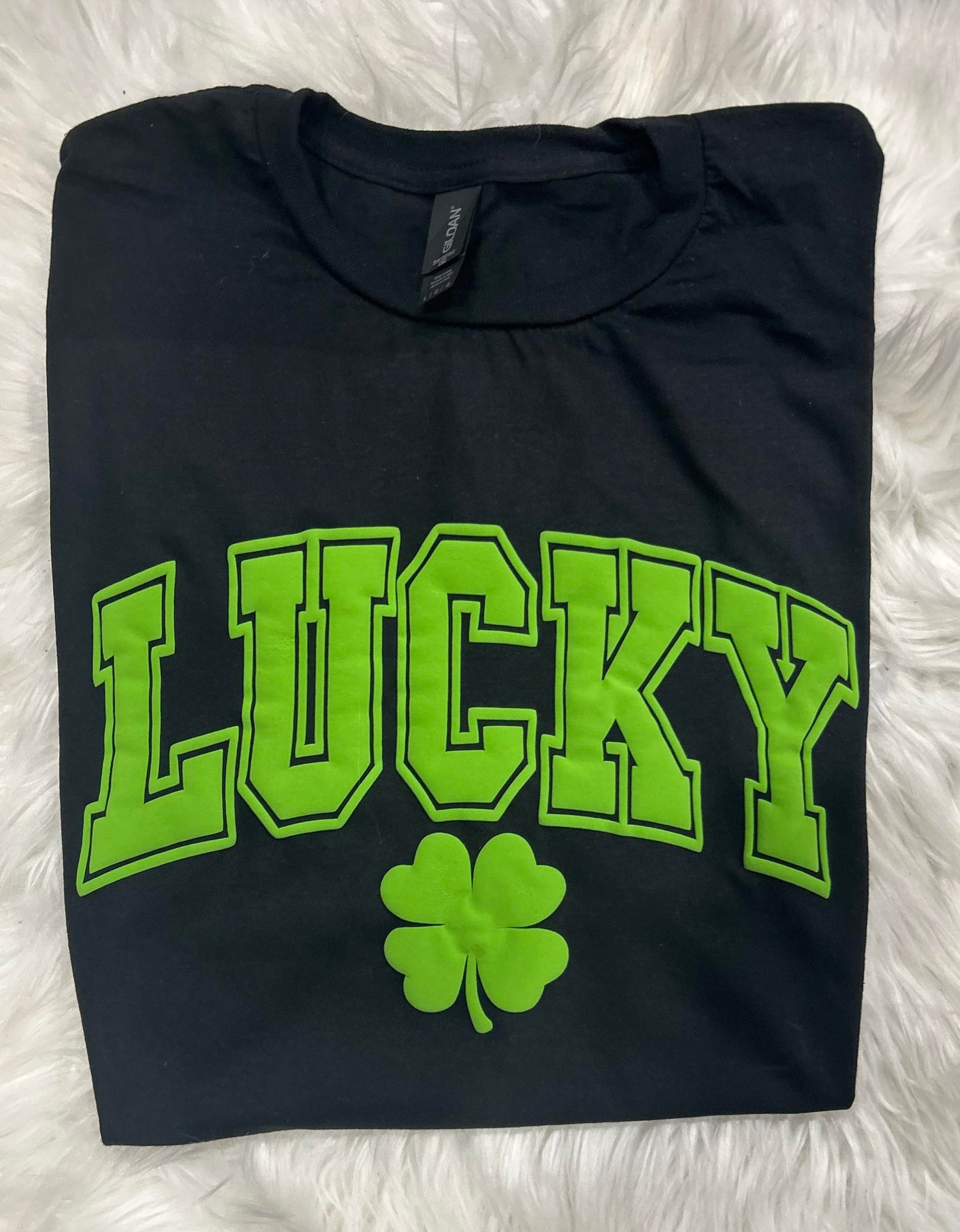 Kids Lucky Puff Print Top