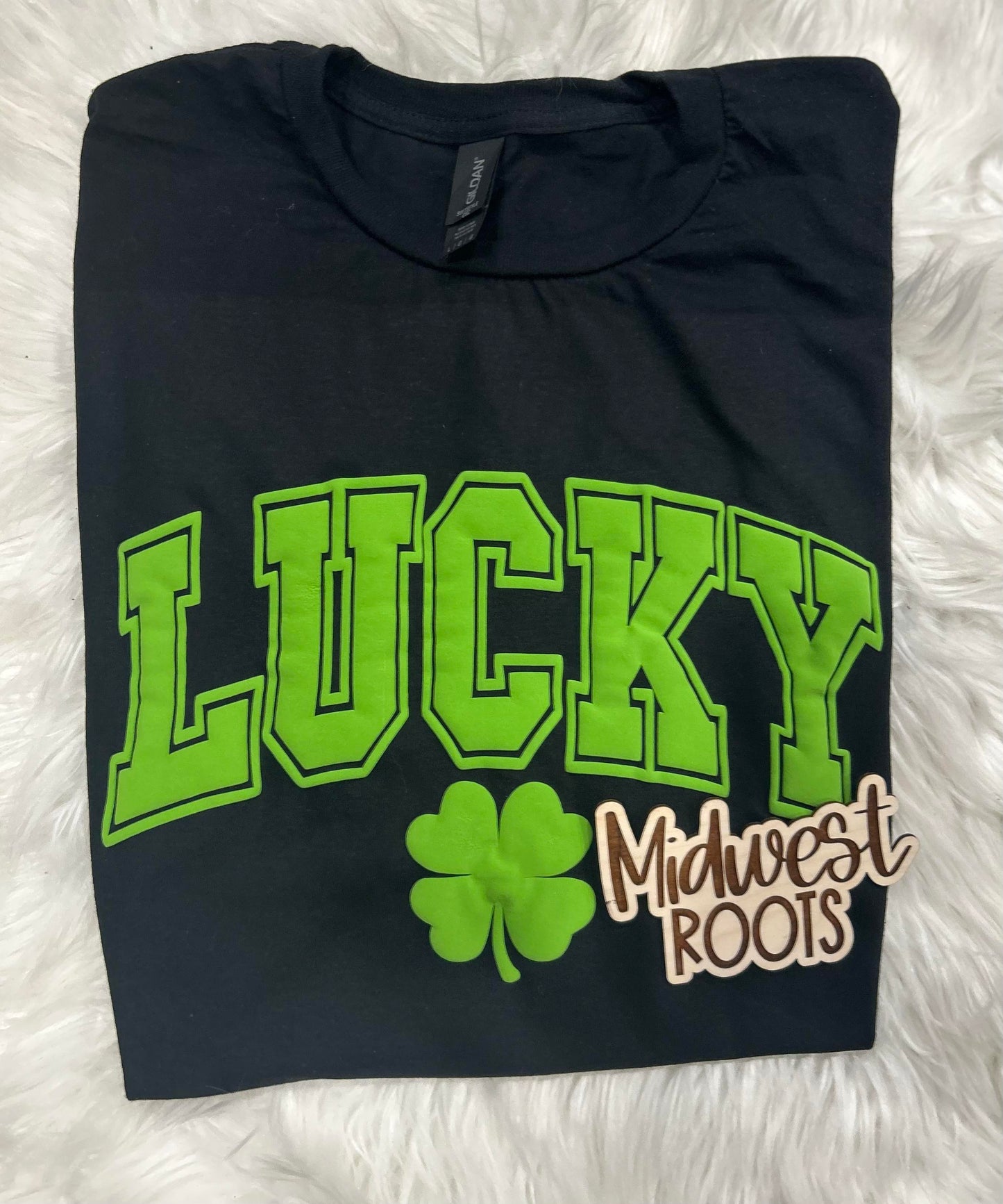 Kids Lucky Puff Print Top