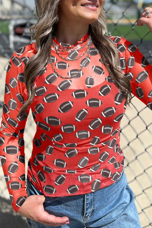 Pre order Long sleeve Mesh Tops
