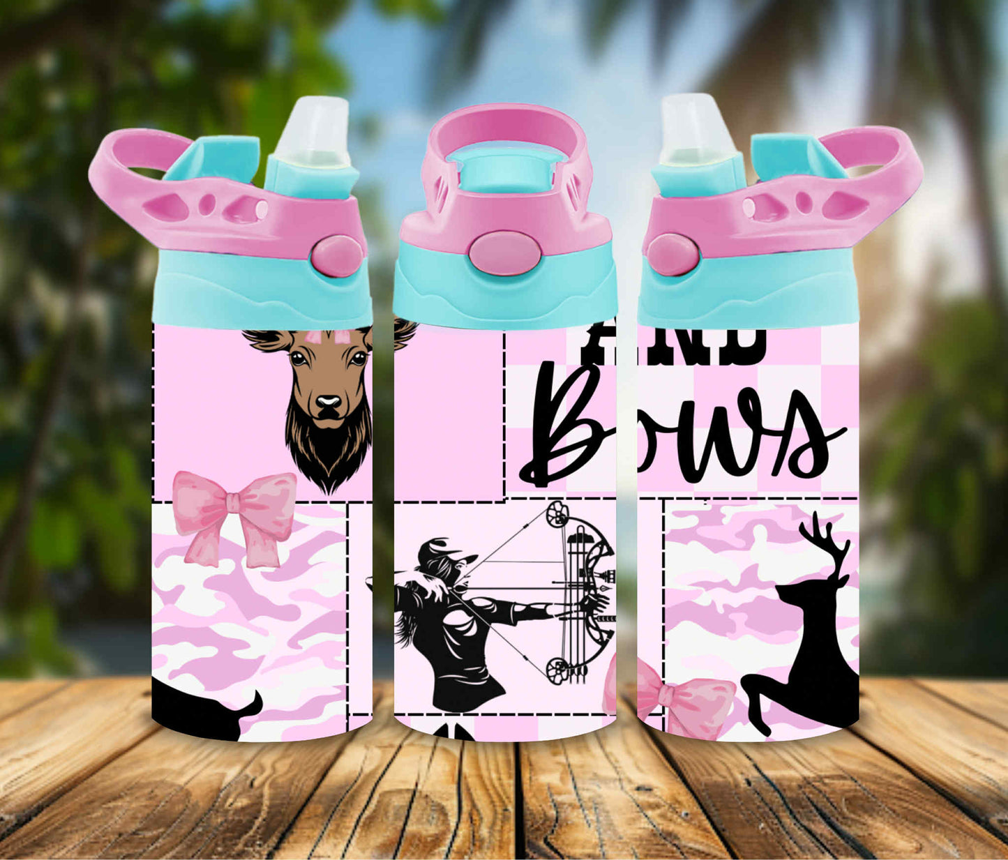 Pattern Kids Sippy or Waterbottle