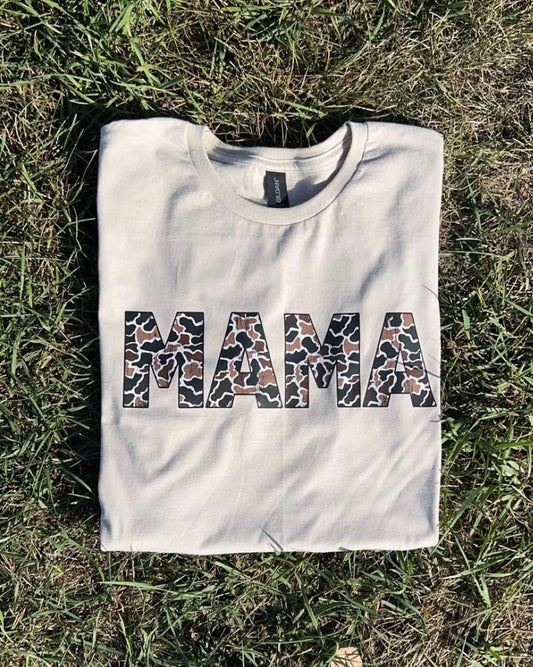 DTF Print -Mama in Duck Camo