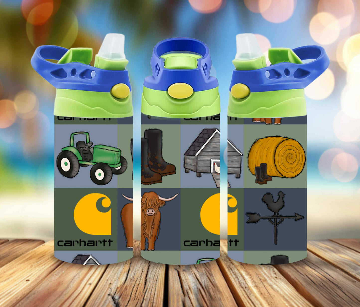 Pattern Kids Sippy or Waterbottle