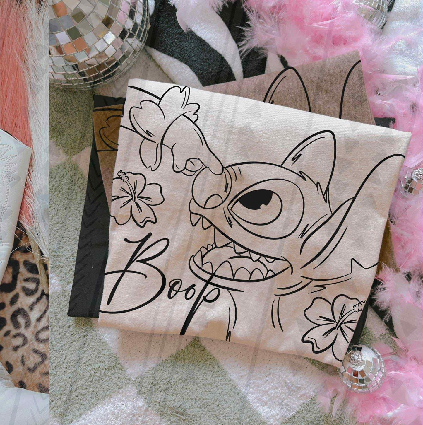 Boop Blue Monster Kids Top