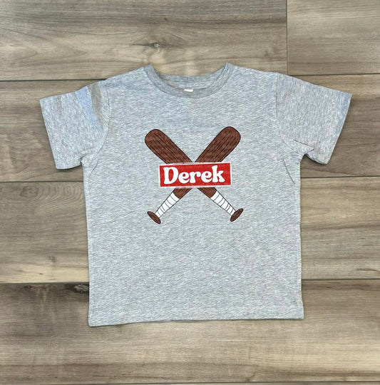 WS Completed Kids Top Baseball Bat Nameplate