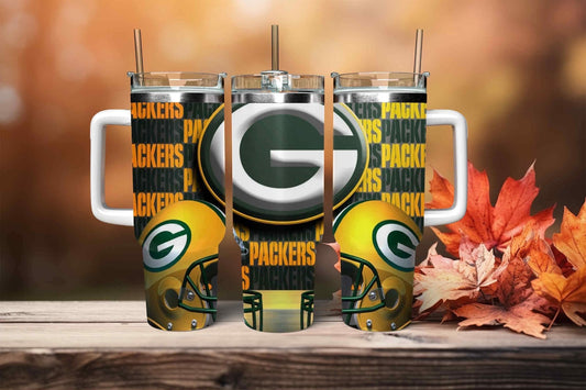 WS Completed GB P@ckers 40oz Tumbler