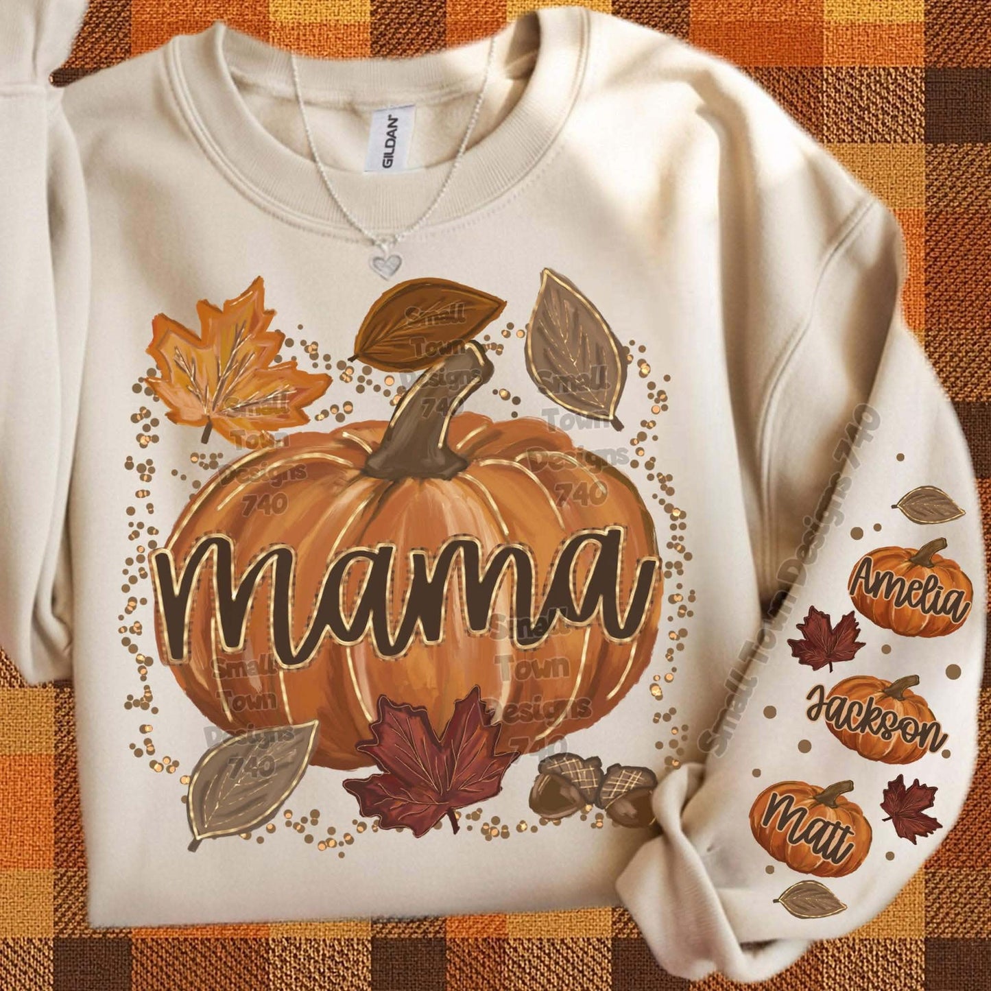 Fall Pumpkin Mama Top
