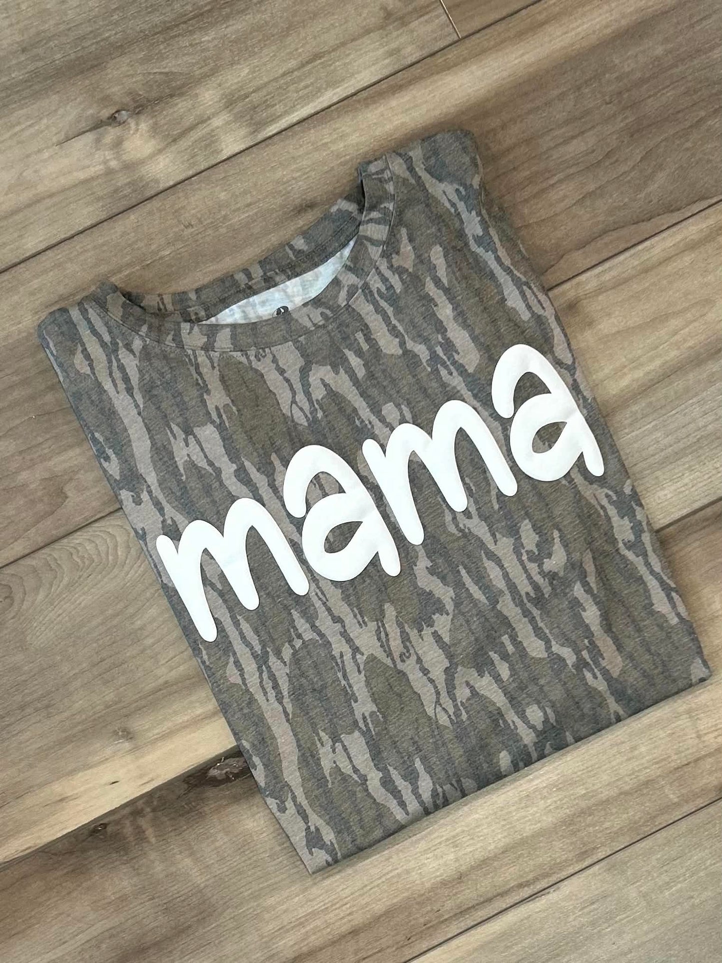 Mama Bottomland Camo Top
