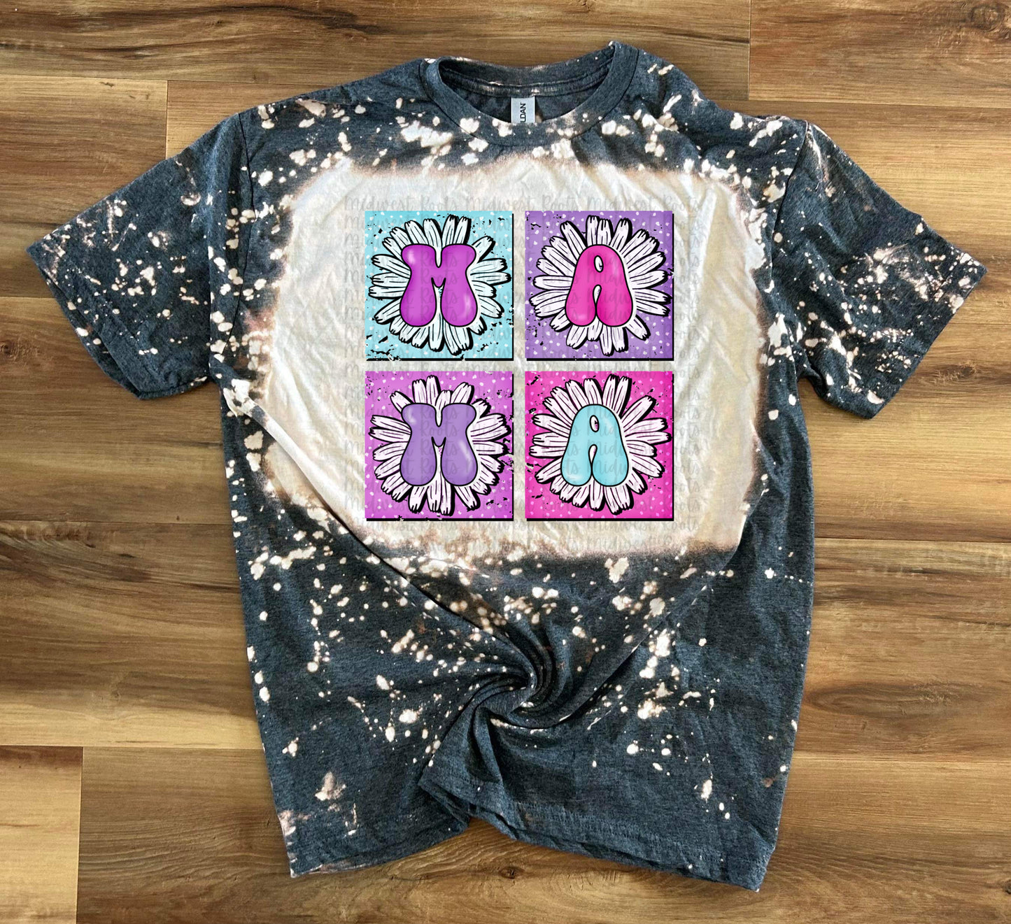 Mama Square Floral Sublimation Print