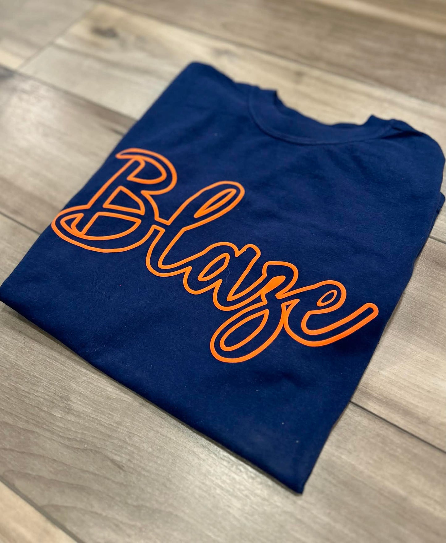 Custom Team Outline Puff Printed Top