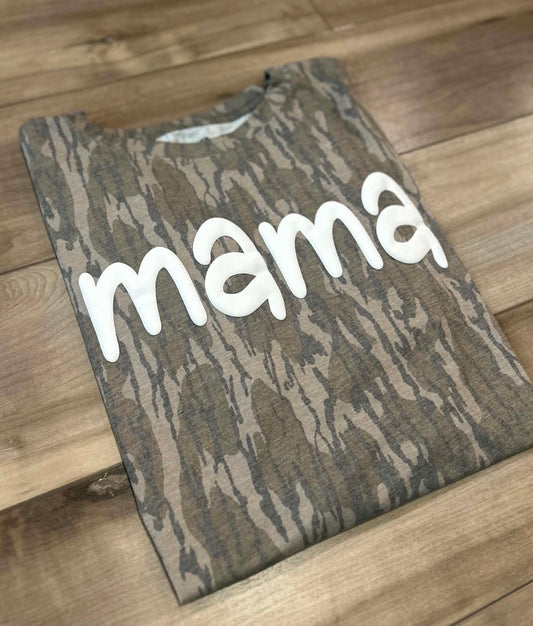 Mama Bottomland Camo Top