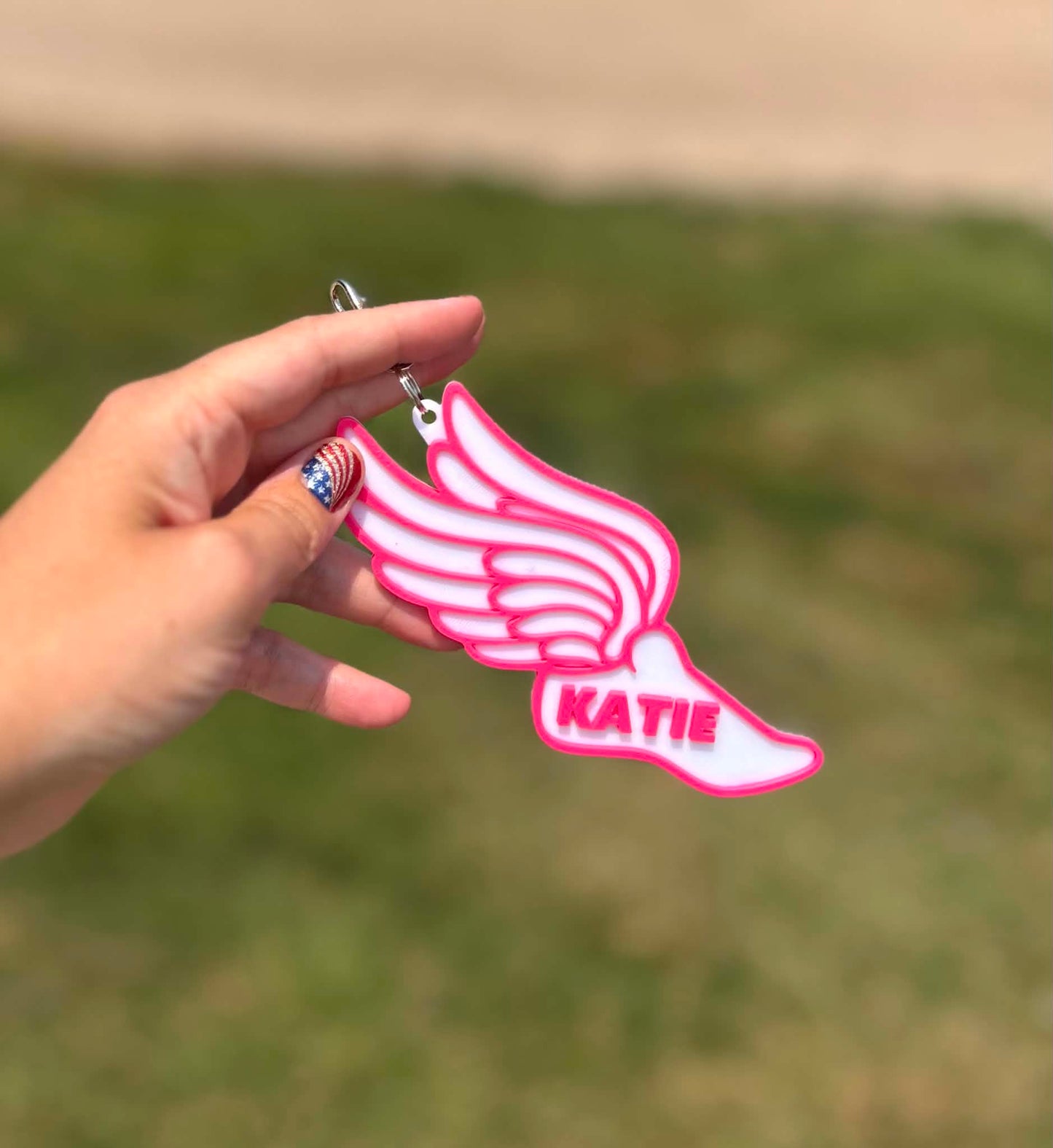 3D Printed Track Bag Tag