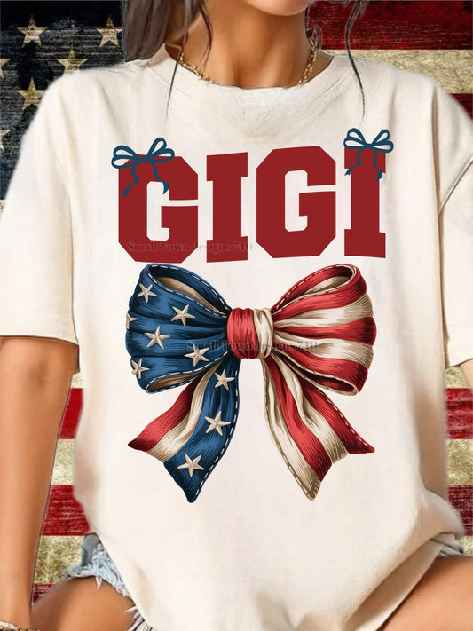 DTF Print - Gigi RWB Bow