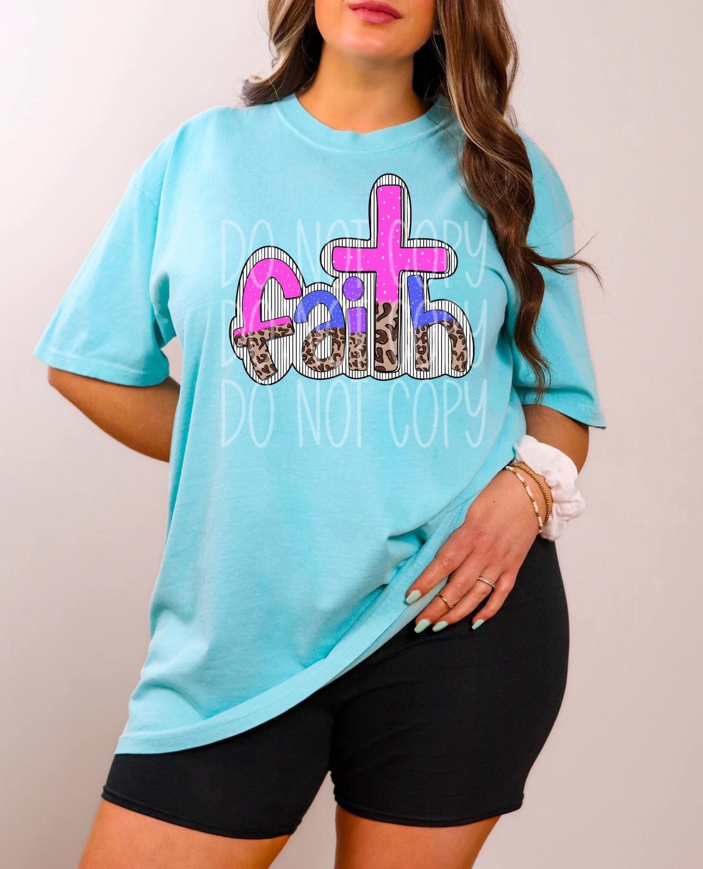 Faith Half Cheetah Print Top