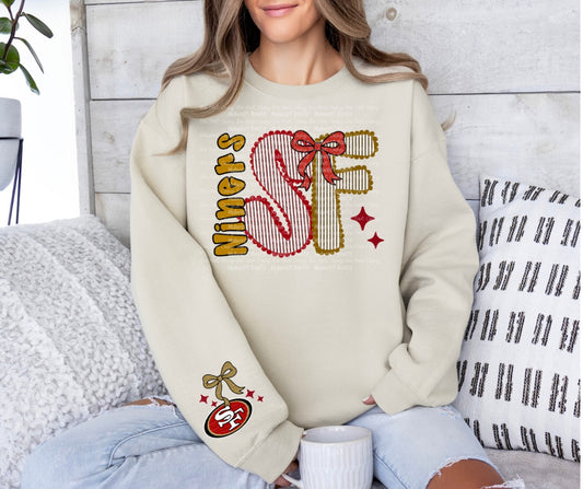 DTF Print- Seersucker Niners
