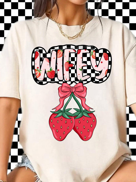 DTF Print - Strawberry Wifey