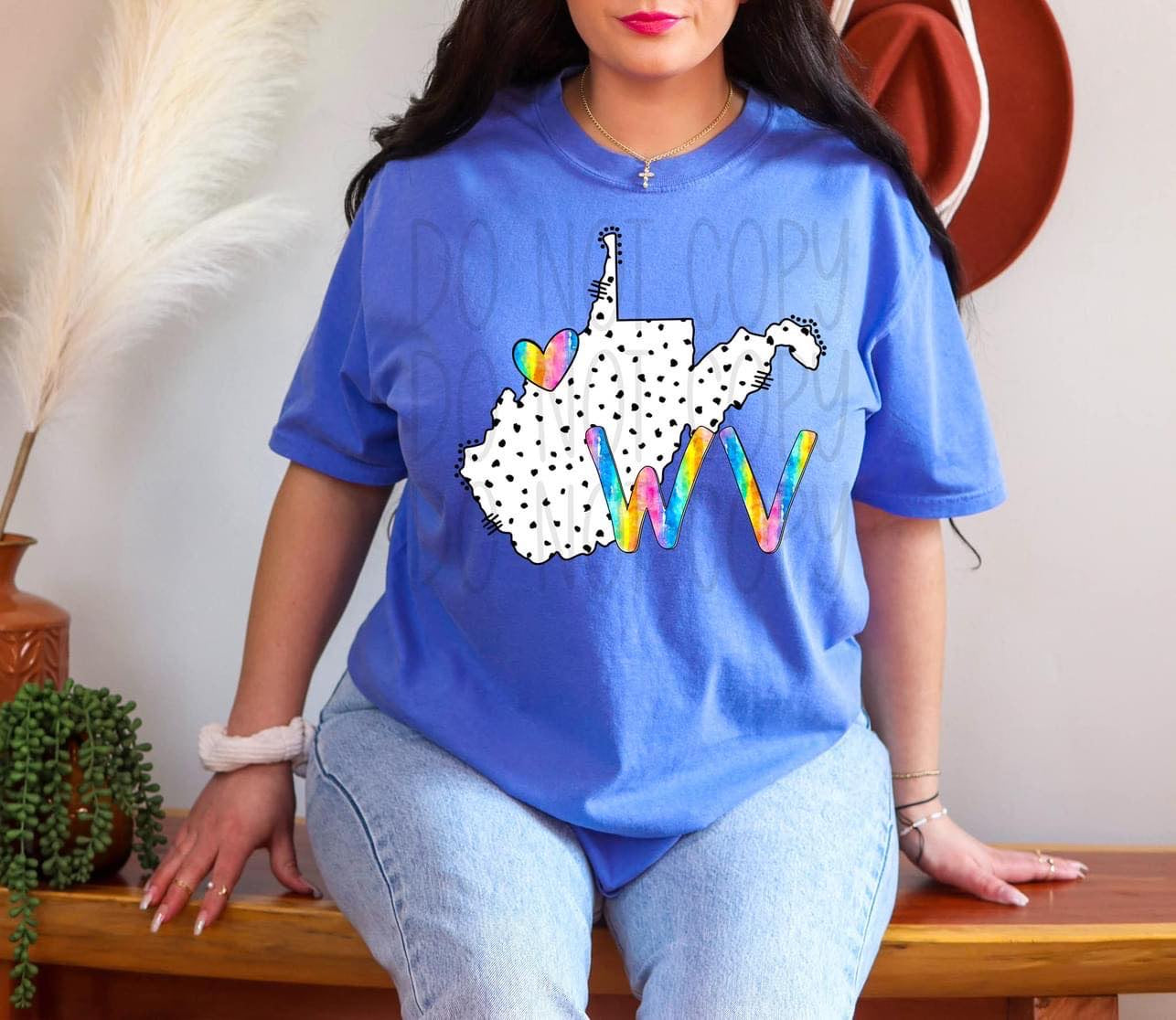 Dot & Rainbow State Tees Top