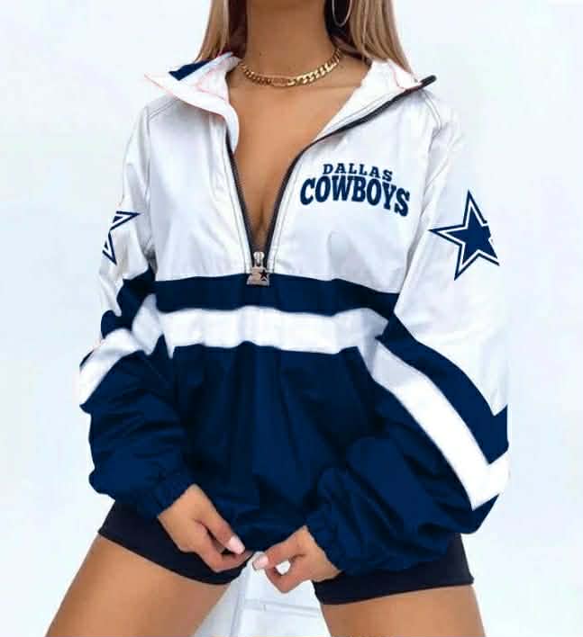 Pre Order Adult Quarter Zip Team Jacket Checkered Bottom