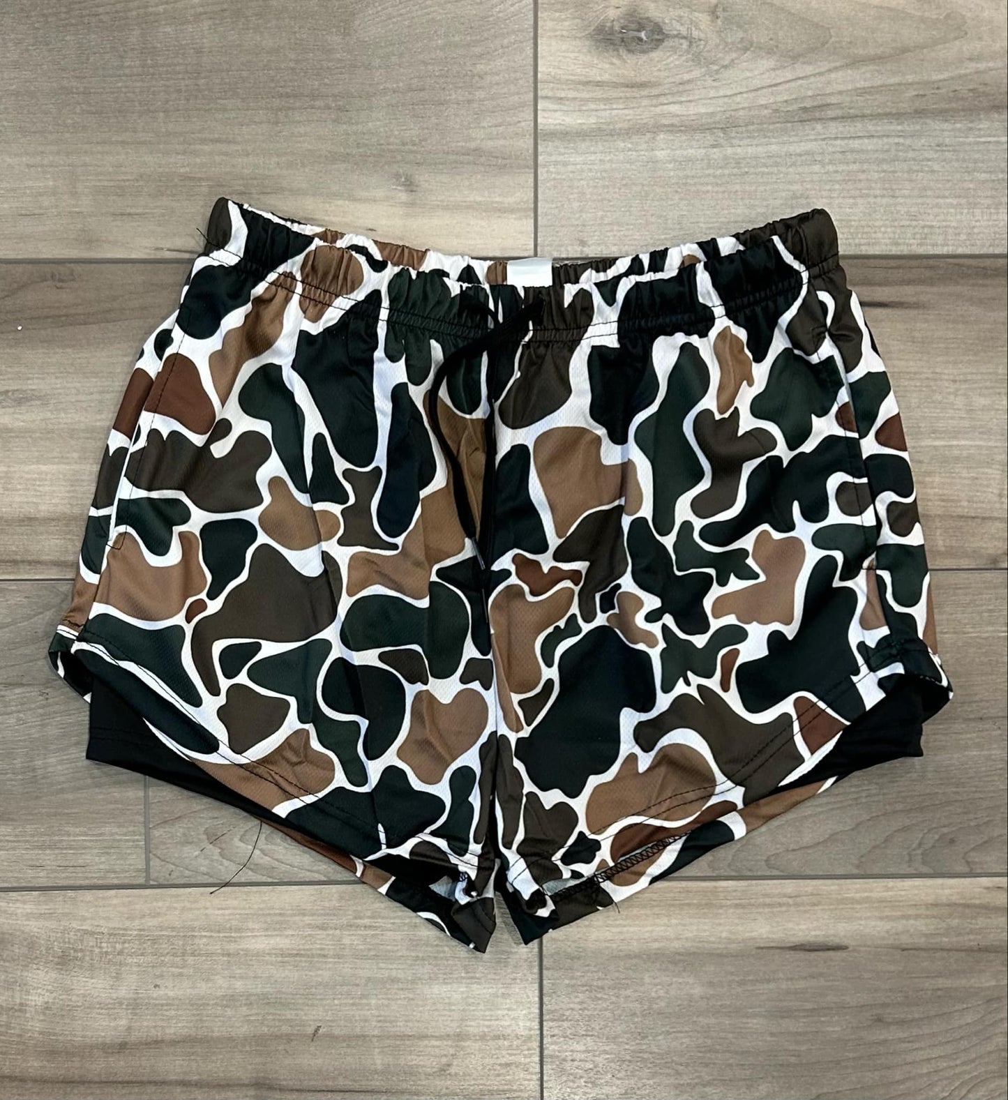 RTS Womens Patterned Double Layer Shorts