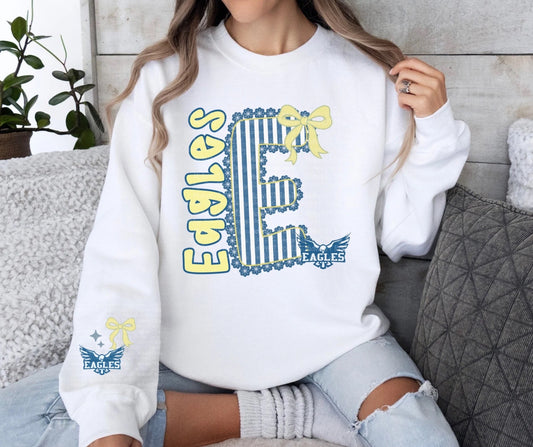 DTF Print - Seersucker Eagles Yellow