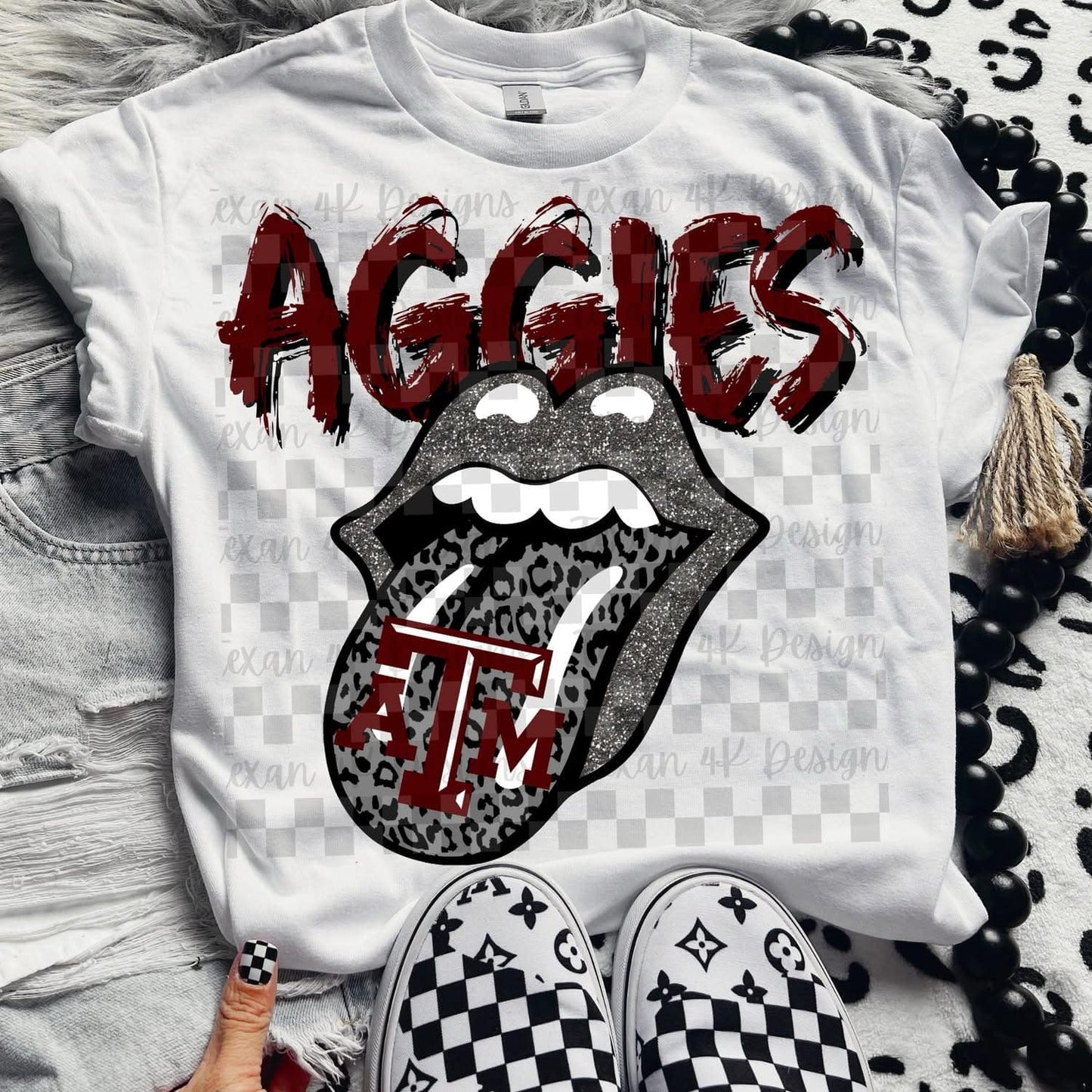 Kids College Football Tongue Team Top