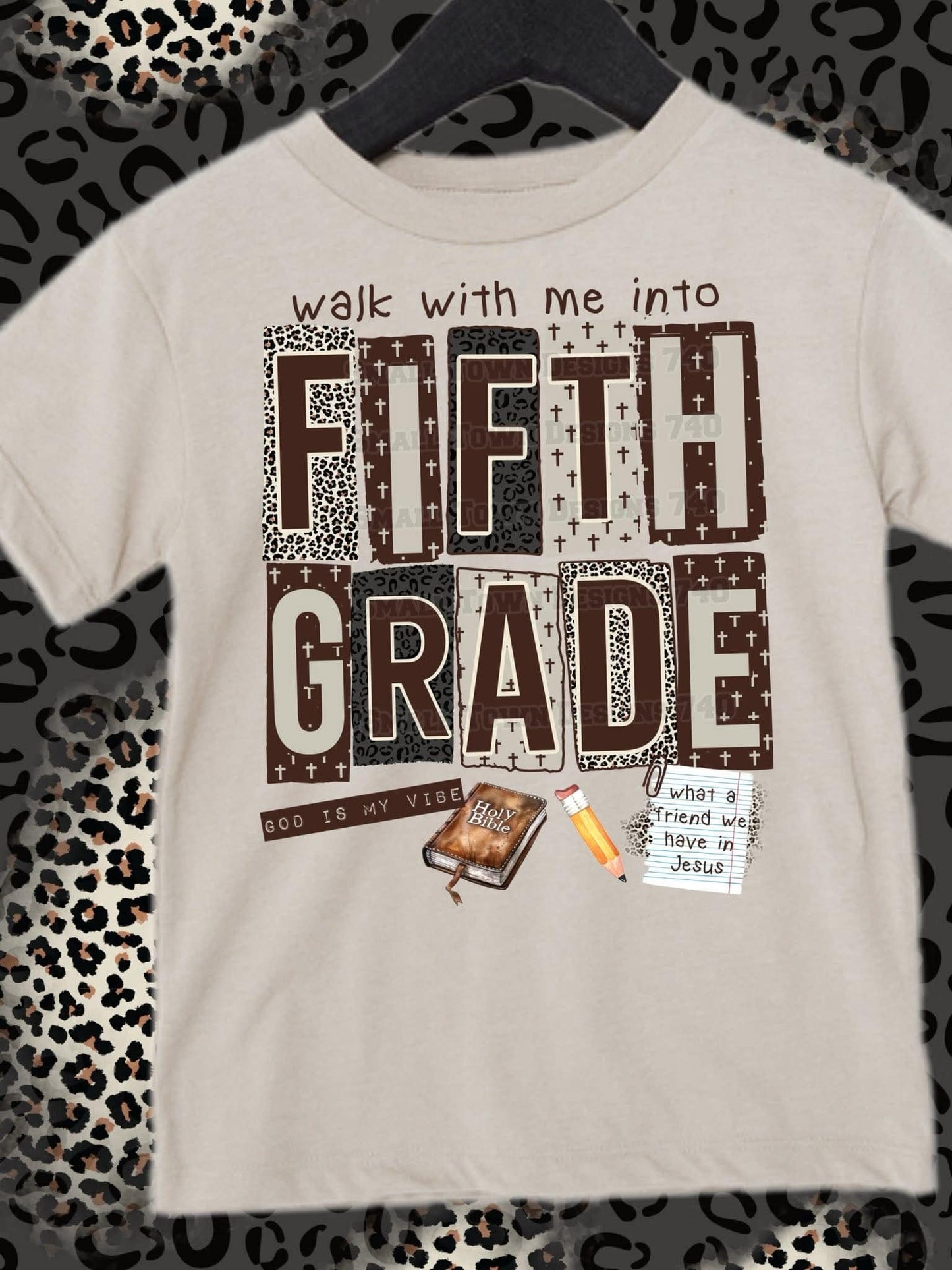 Walk With Me Into Grade Kids Top