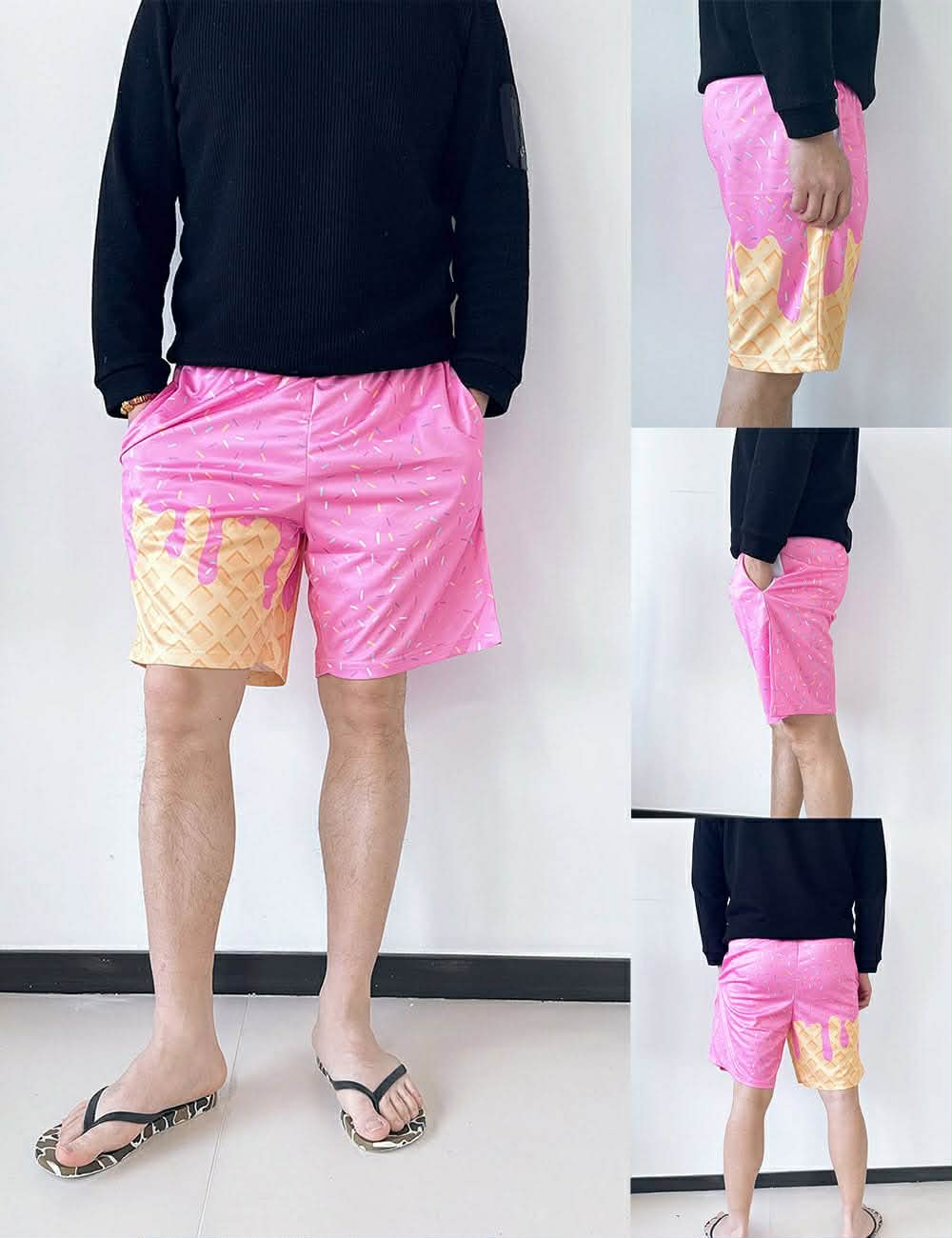 Pre Order Kids Waffle Ice Cream Trunk Shorts
