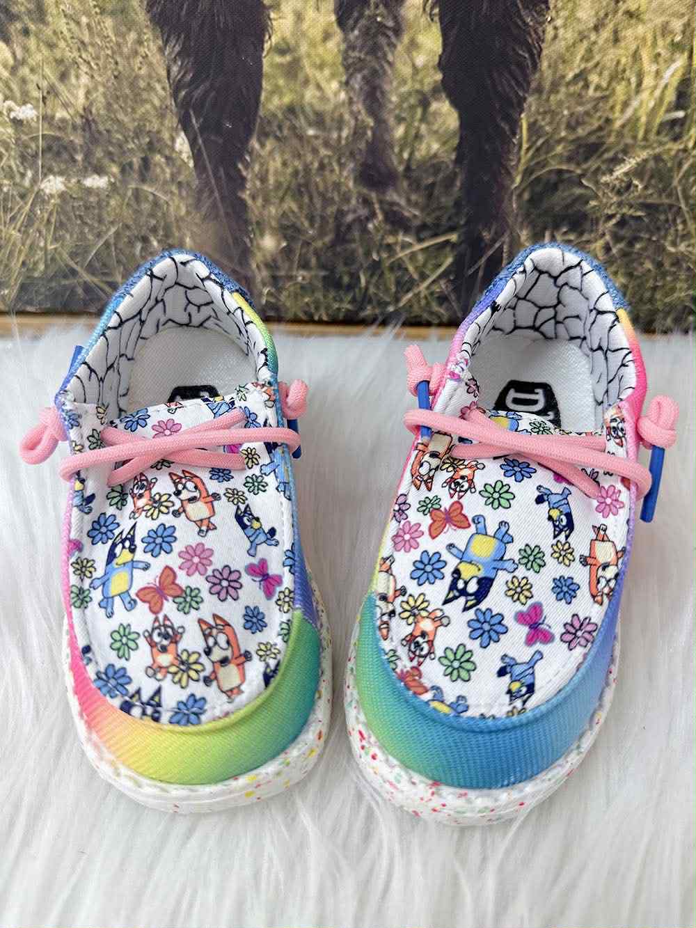 Pre Order Blue Dog Kids Shoes