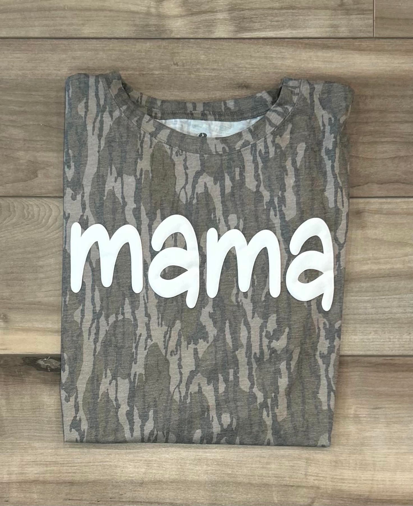 Mama Bottomland Camo Top
