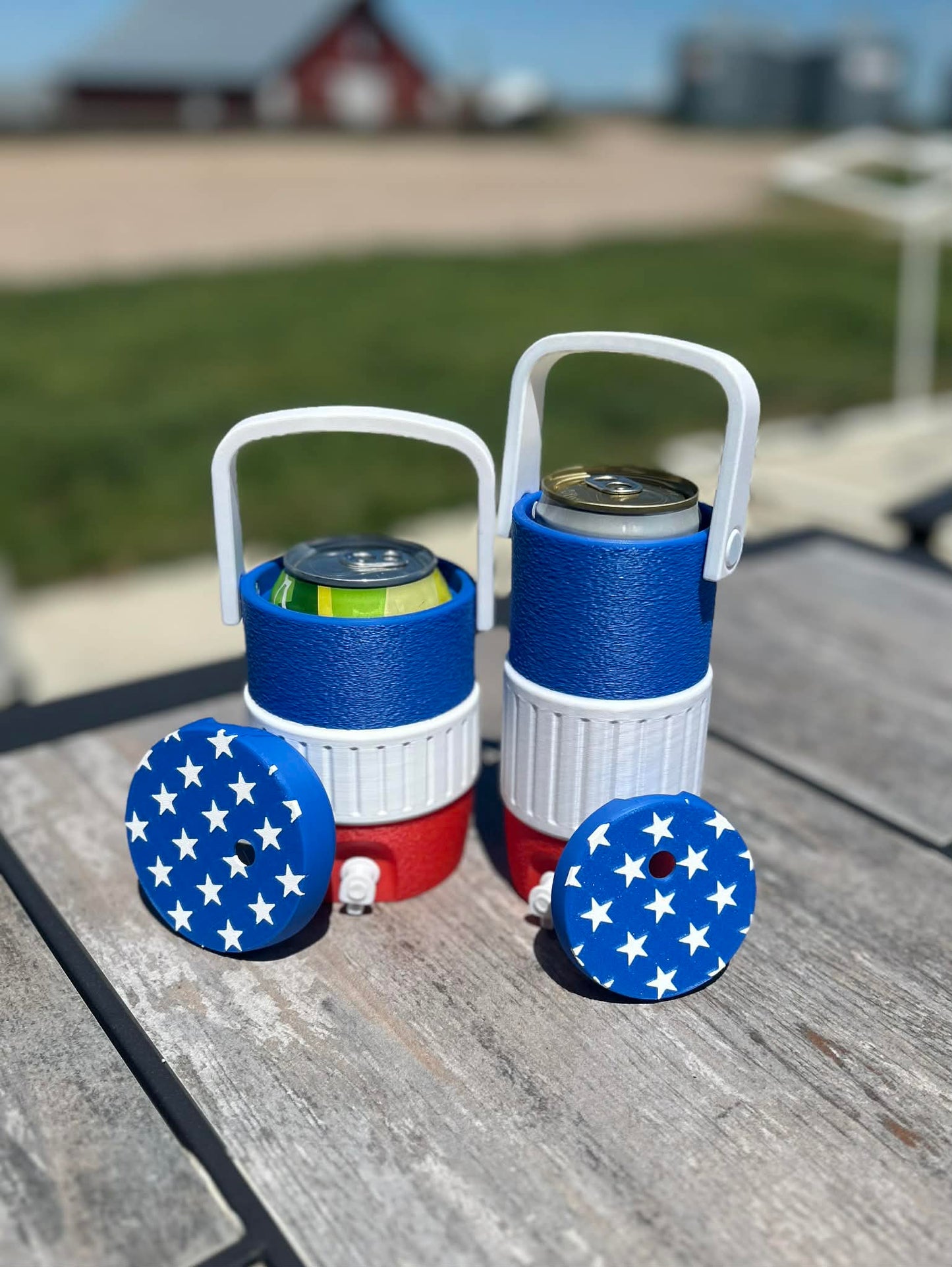 3D Printed RWB Can Cooler