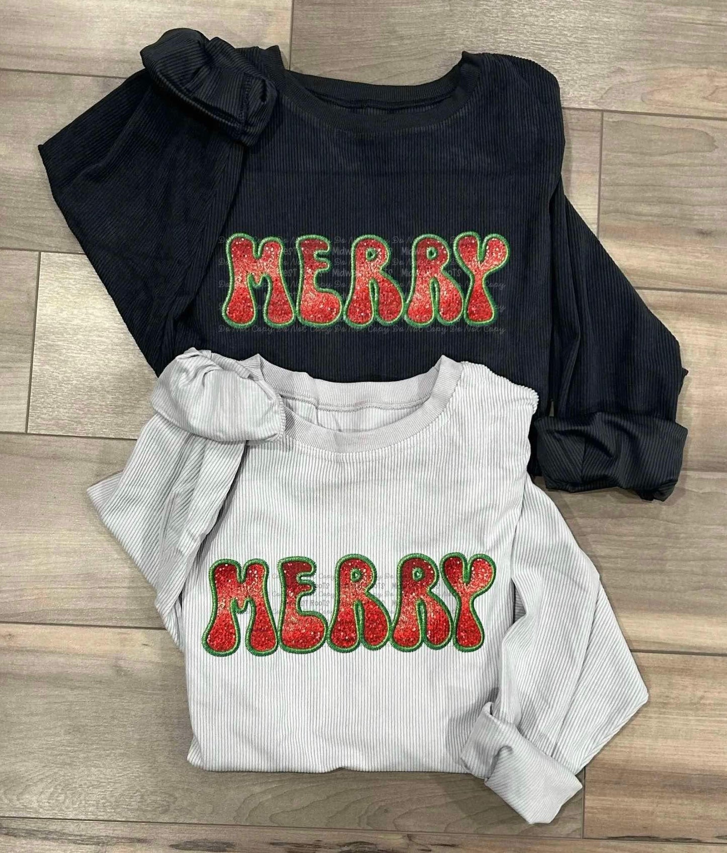 Merry Corduroy Sweatshirt Top
