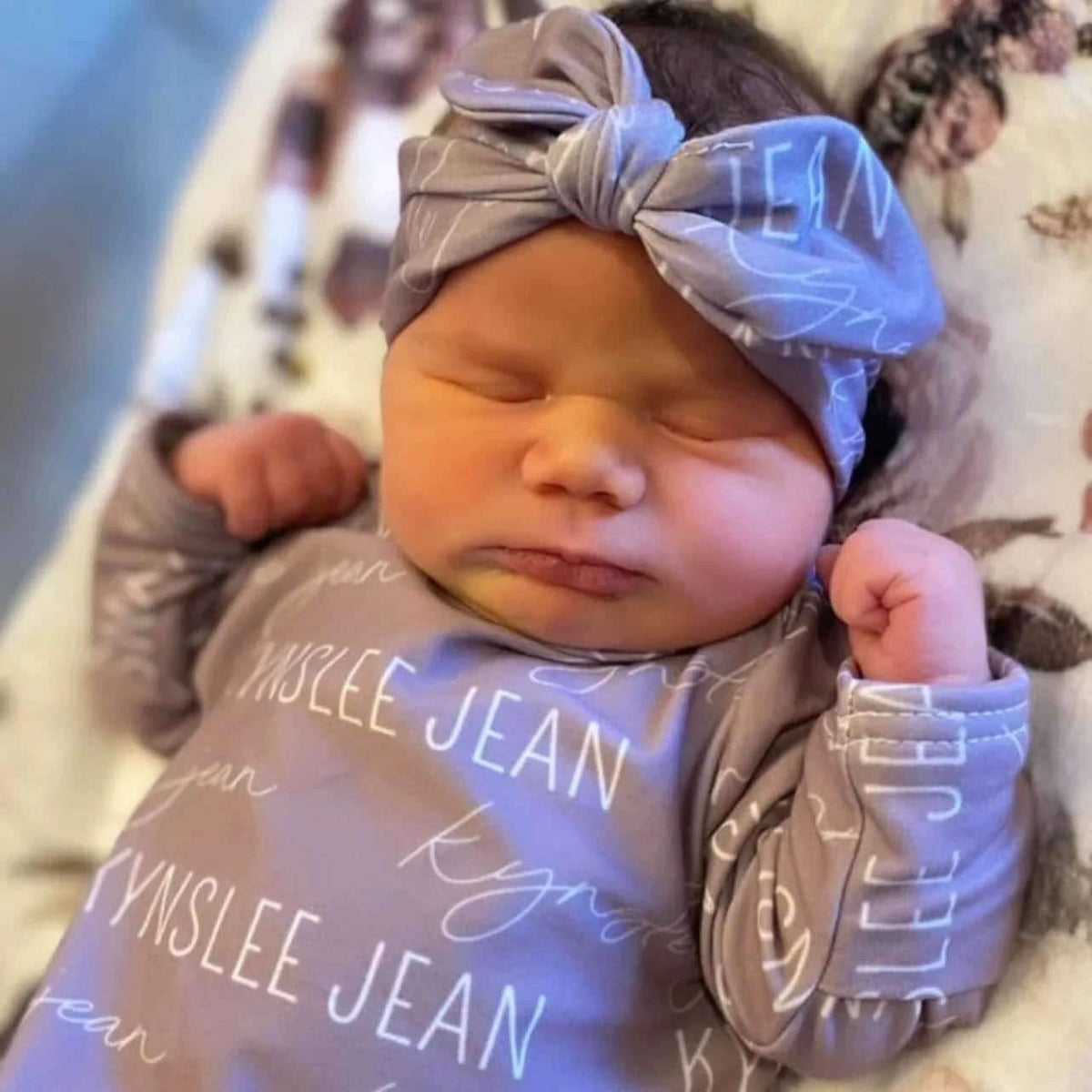 Pre Order Baby Name Gown
