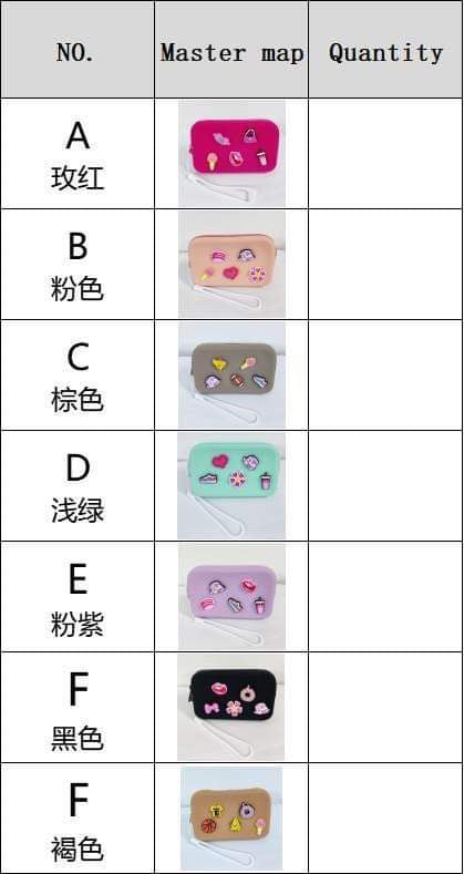 Pre Order Storage Bags WITH CHARMS
