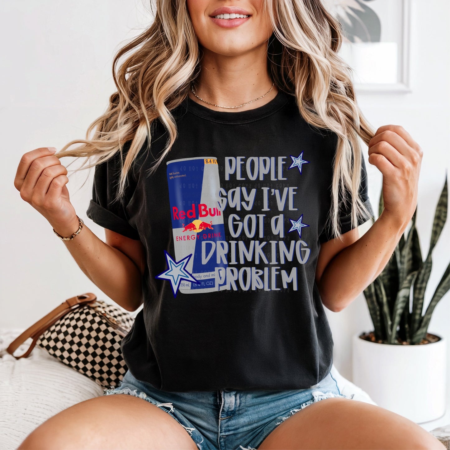 DTF Print - Drinkin Problem Original Bull