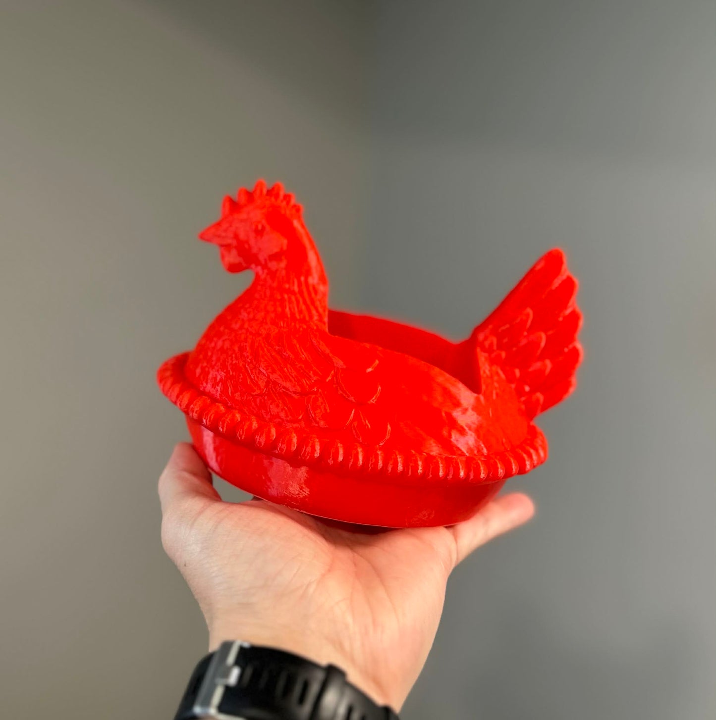 3D Printed Hen Soap Holder