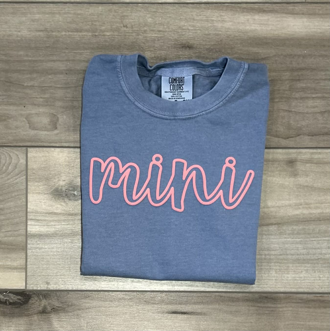 Custom Name Outline Puff Printed Top