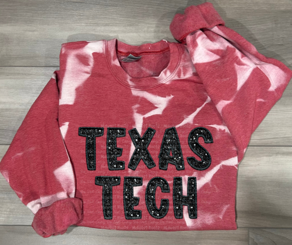 Custom Team Mascot Tie Dye Sweatshirt