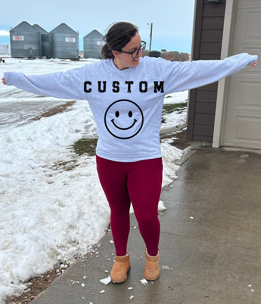 Custom Team Oversized Arm Print Top