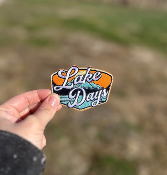 Lake Life Hat Patch