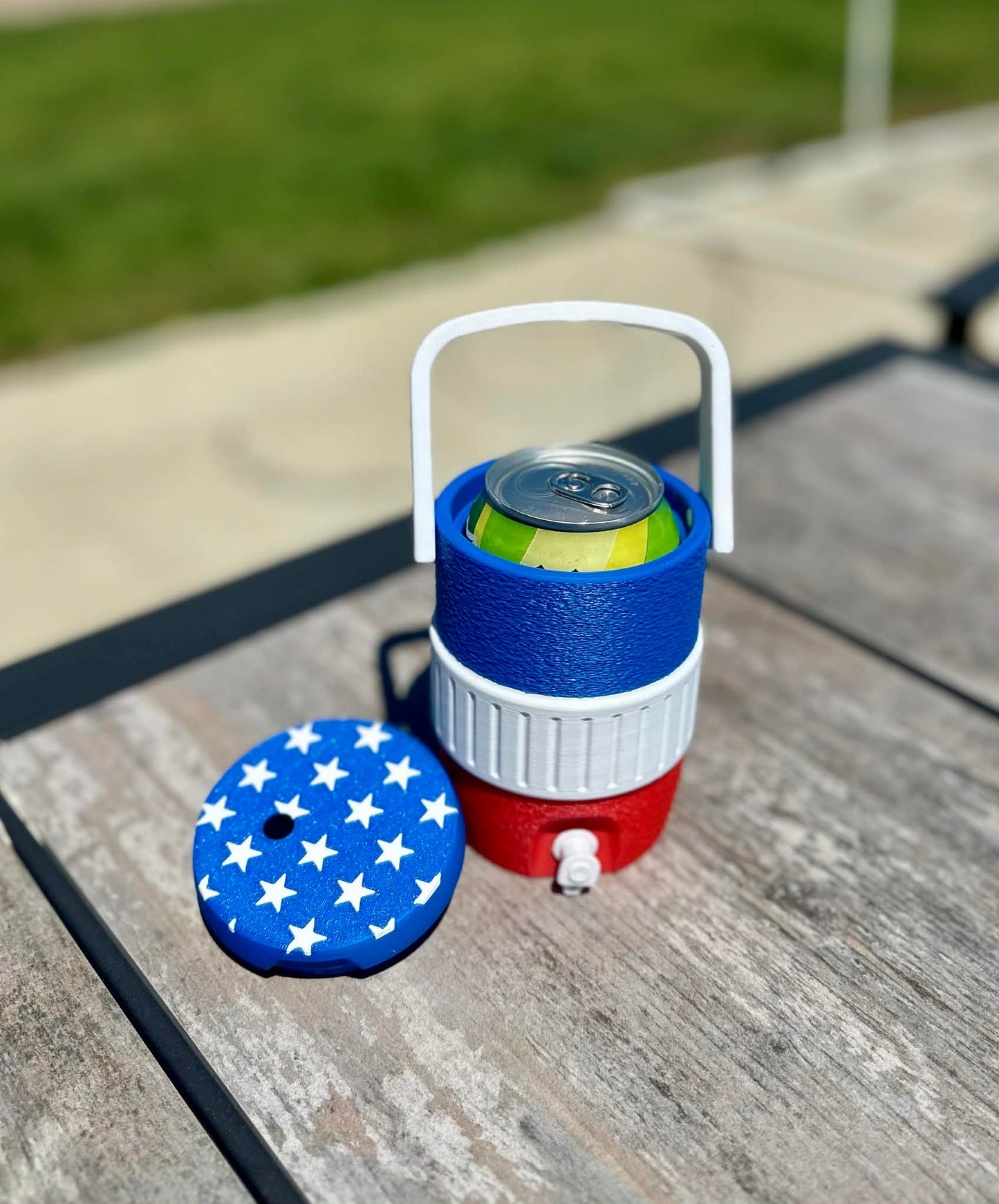 3D Printed RWB Can Cooler