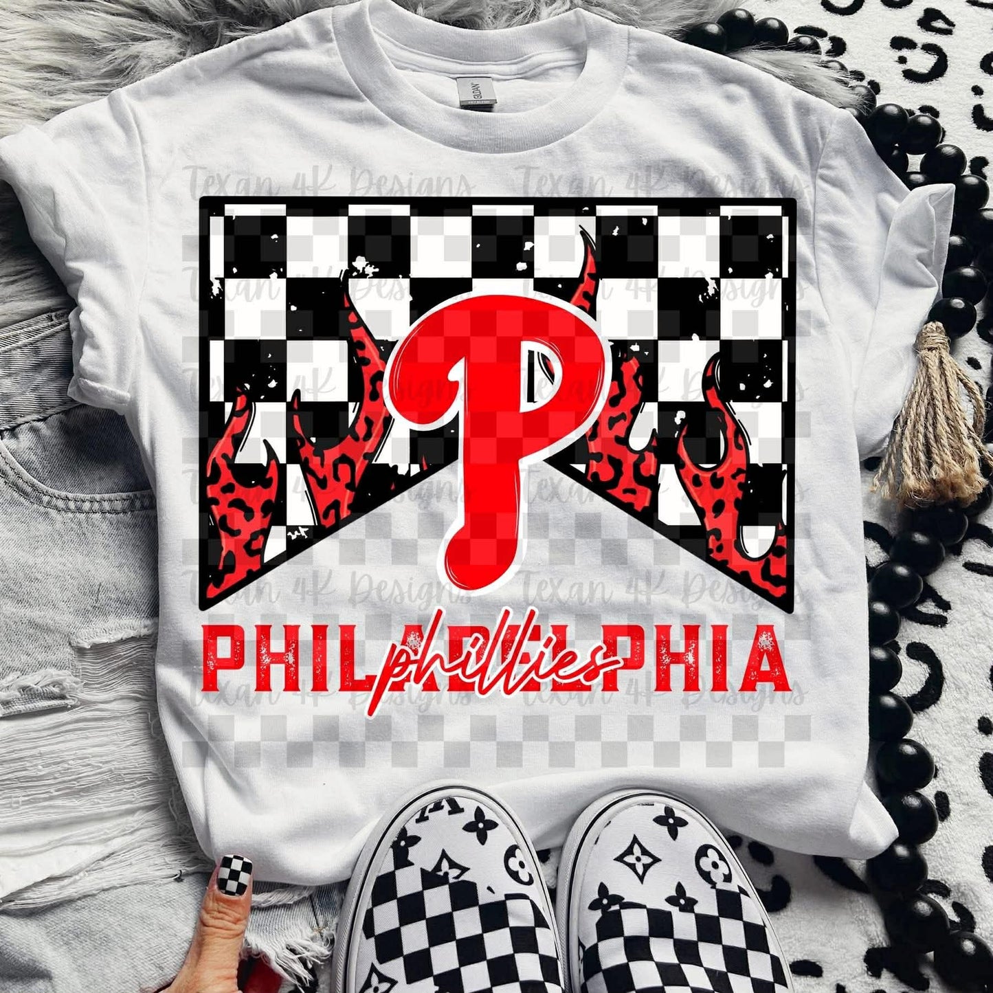 DTF Print - Flame Baseball Team