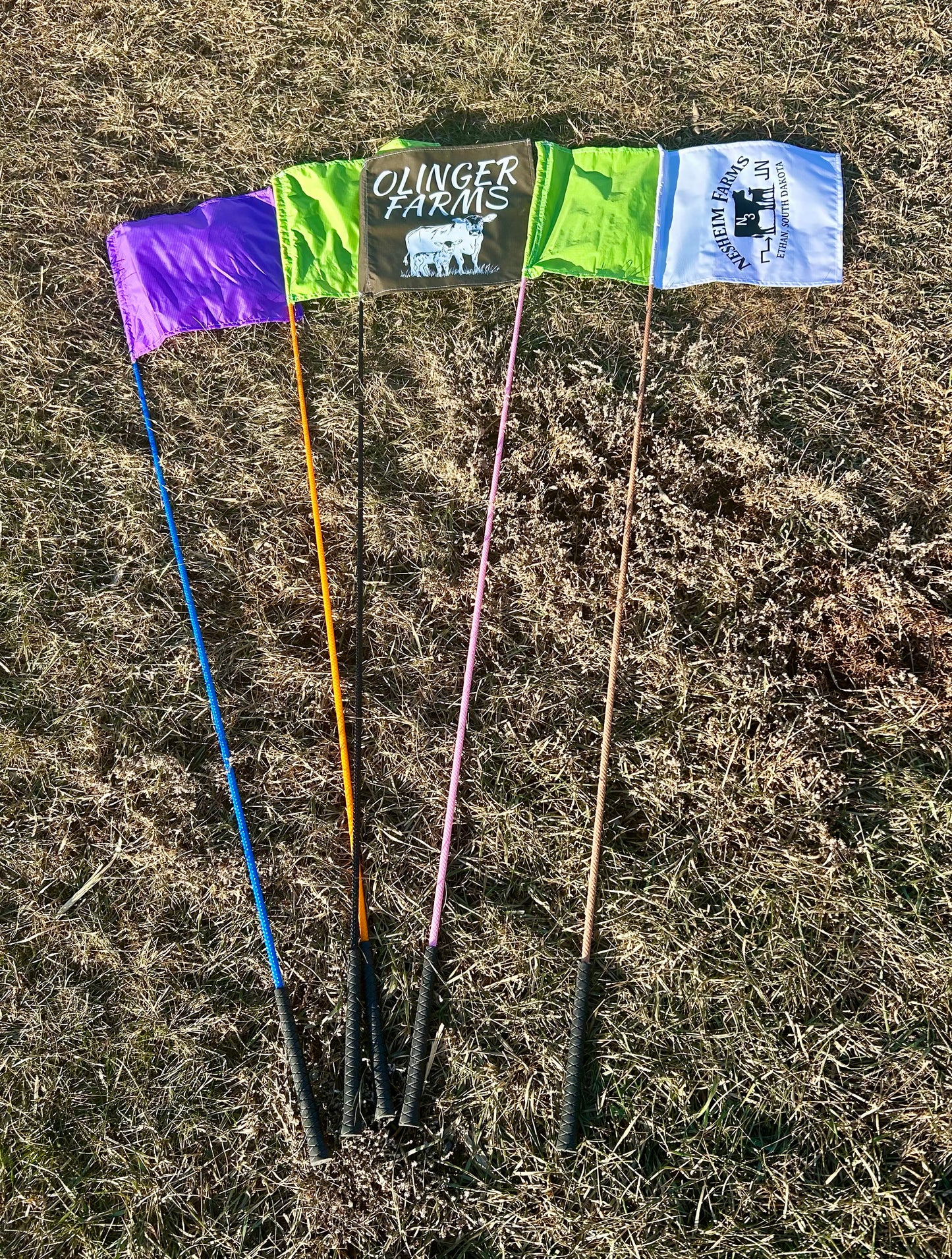 Custom Cattle Flag Whips